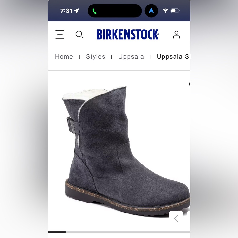 Birkenstock Uppsala Women's Boots - Dark Gray